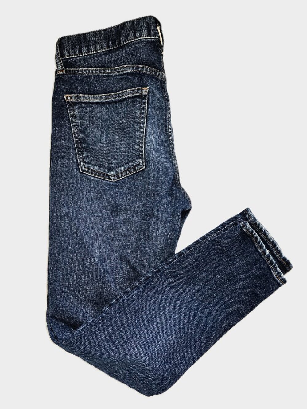 Moussy Vintage Skinny Jeans – Dark Wash, Cropped, Mid Rise, Approx Size 26/27
